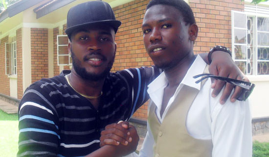 Don MC meets his fan Test at his home in Bukoto. PHOTO BYJONATHAN KABUGO