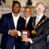 Uhuru(R) being awarded