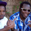 Simon Peter (left) and Sizzaman hanging out. Photo By Edgar R. Batte