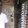 Kasozi with his merchandise PHOTO BY I. SSEJJOMBWE