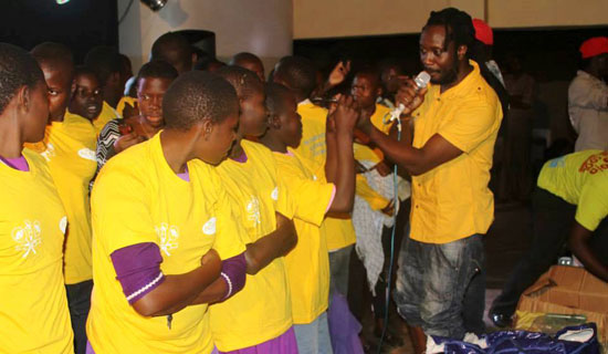 Bebe at the orphanage