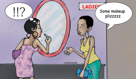 Some ladies are too bold