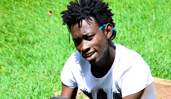 Levixone once lived on the streets after he left home to escape a harsh step father. PHOTOS BY DOMINIC BUKENYA