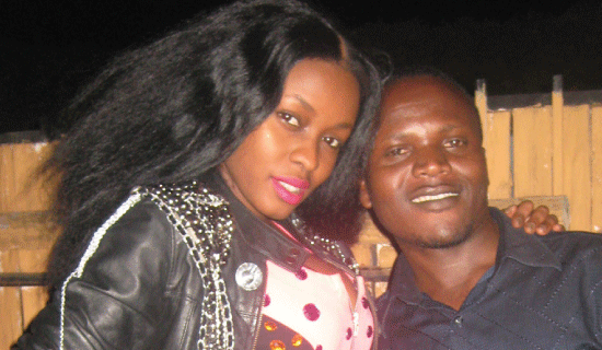 Grace Nakimera (L) meets Paul Gift. PHOTO BY ISAAC SSEJJOMBWE