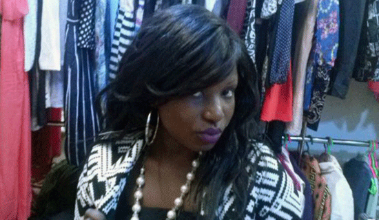 Nakityo in her boutique. PHOTO BY ISAAC SSEJJOMBWE