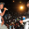 Bebe Cool shares a stage with the oldest son.