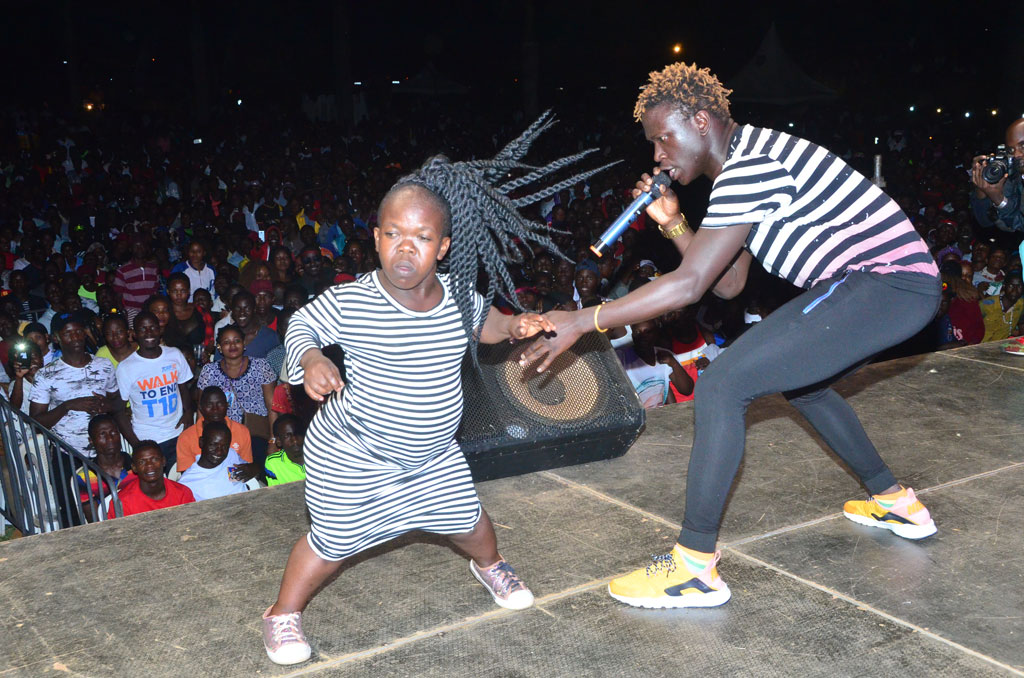 Sylvia Nandudu performing Luswata with Gravity Omutujju. Courtesy photo