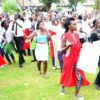 Makerere University students during a guild campaign in 2016