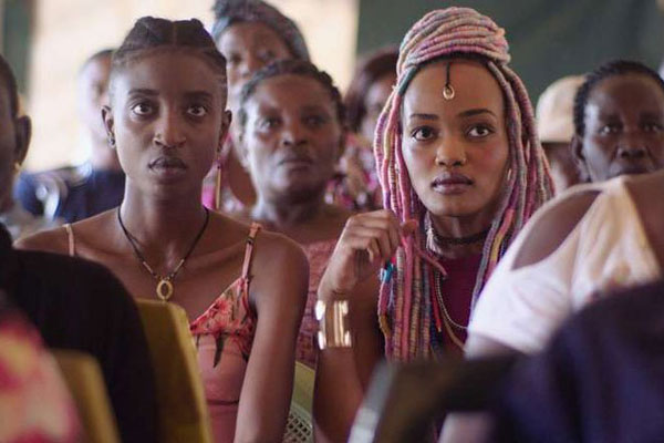 The lead actors in Rafiki