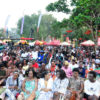 Revellers at Roast and Rhyme