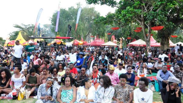 Revellers at Roast and Rhyme